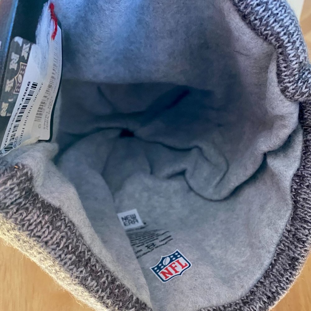 Nwt RARE 100% New Era GRAY 2014 Buffalo Bills Sport Knit Hat NFL Winter Beanie - Picture 4 of 4